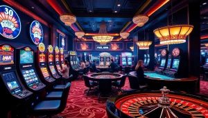 ABC8 members enjoying a thrilling gaming experience at vibrant casino tables with exciting betting opportunities.