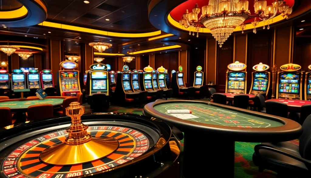 Experience the excitement of febet with vibrant casino tables and a professional gaming atmosphere.