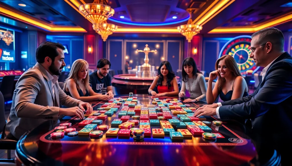 הצטרפו לרמיקוב אונליין על שולחן קזינו יוקרתי, עם אריחים צבעוניים ואווירה תוססת.