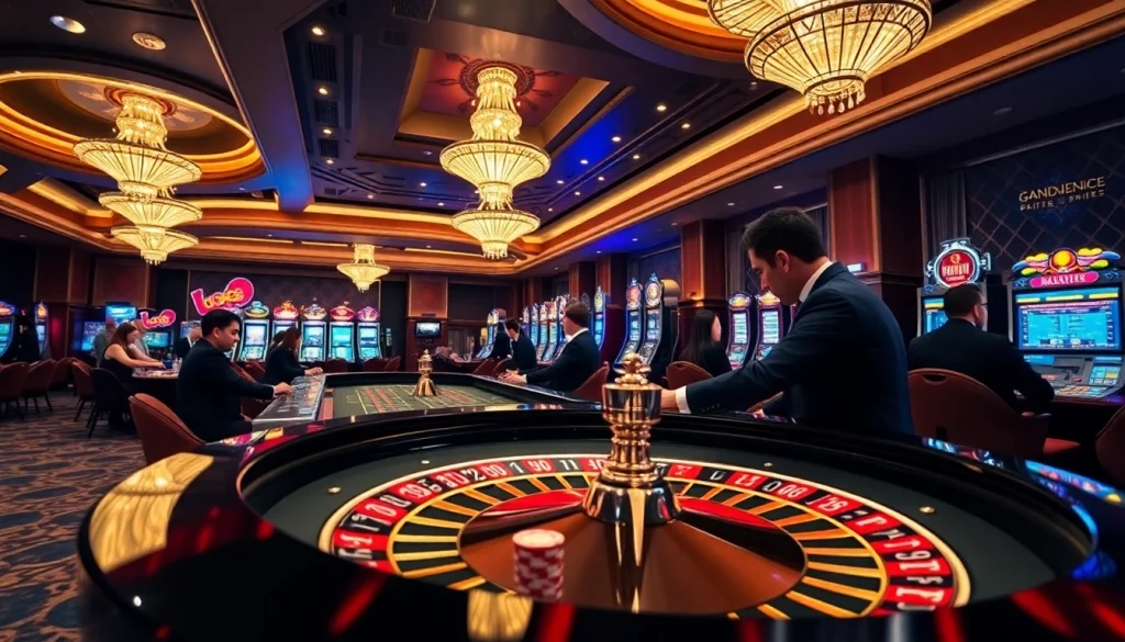 Experience the high-stakes action at https://hanoiculturetravel.com/, where gamblers place bets at a luxurious casino table.