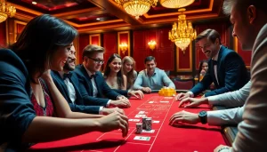 에볼루션 바카라가 진행되는 고급스러운 카지노 테이블의 장면을 강조하기 위한 이미지