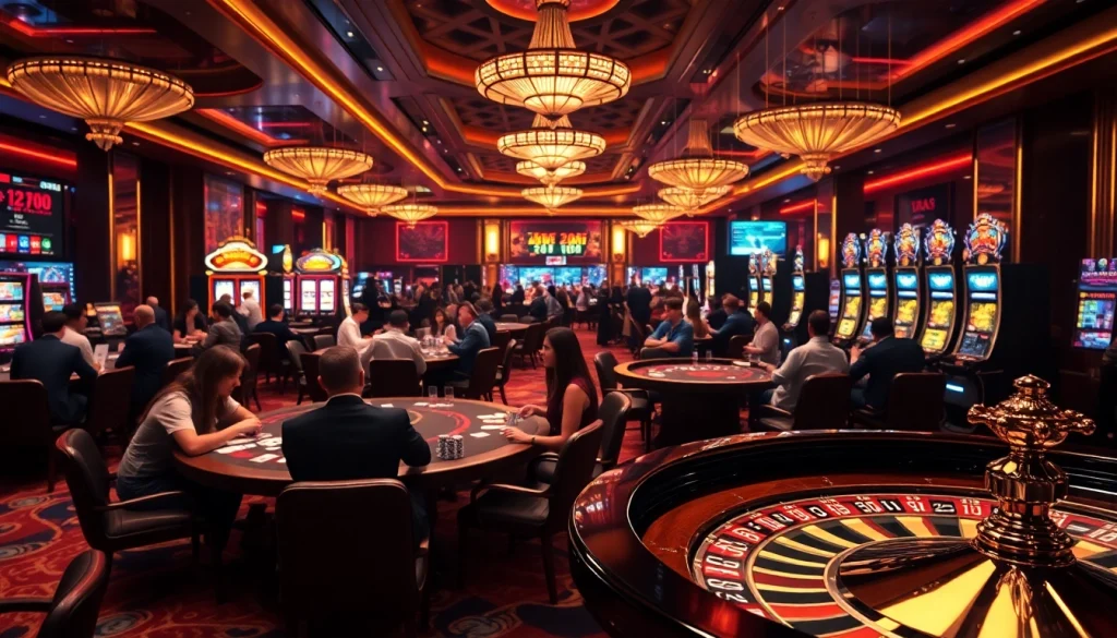 Experience thrilling gameplay at https://tylebongdatructuyen.org/ in a vibrant casino atmosphere.