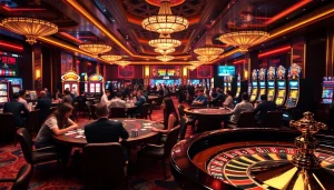 Experience thrilling gameplay at https://tylebongdatructuyen.org/ in a vibrant casino atmosphere.