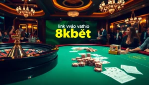 Experience excitement with the link vào 8kbet at a luxurious online casino showcasing premium games.