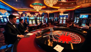 Experience the thrill of gambling at https://688v.games/ with vibrant casino tables and engaging players.