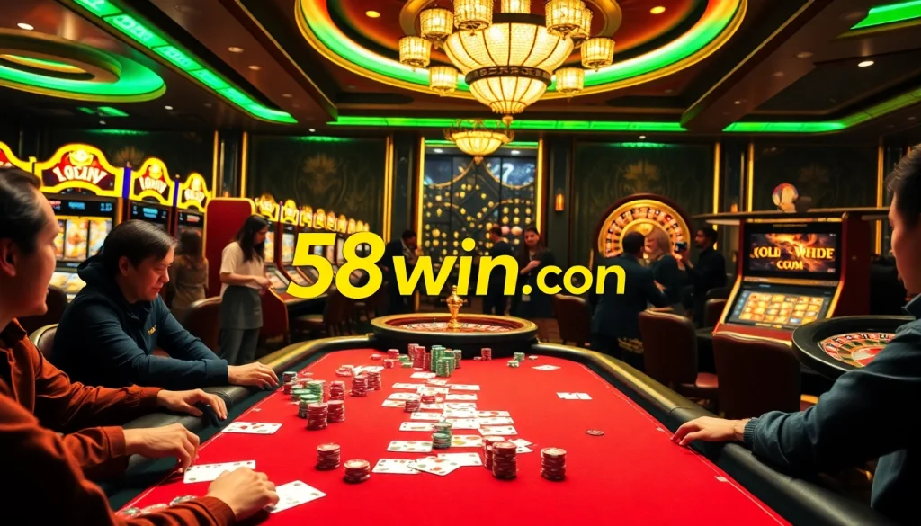Experience the thrill of gambling at 58win com with vibrant casino games and engaging players.