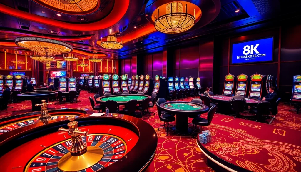 Experience the excitement of casino gaming at http://8kbetsg.com with vibrant slot machines and thrilling tables.