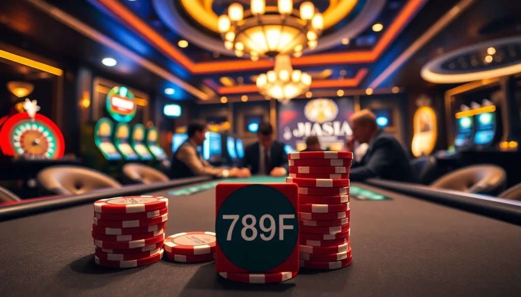 Players strategizing at a 789f poker table, enjoying a thrilling casino atmosphere.