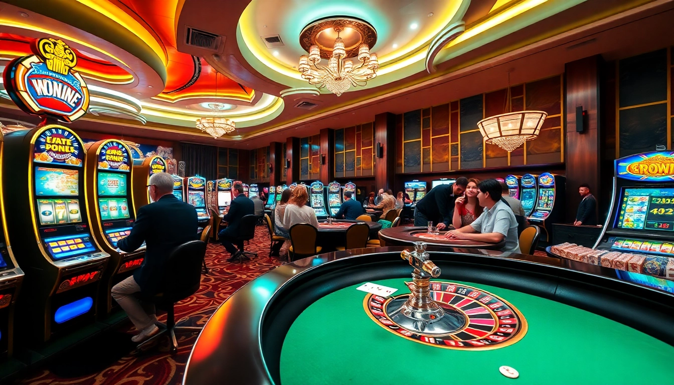 Immerse in the thrill of Batman138 slot games with vibrant tables and engaging players.
